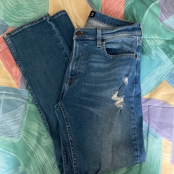 Hollister Jeans Slim Straight W33 L32 - Picture 3 of 3